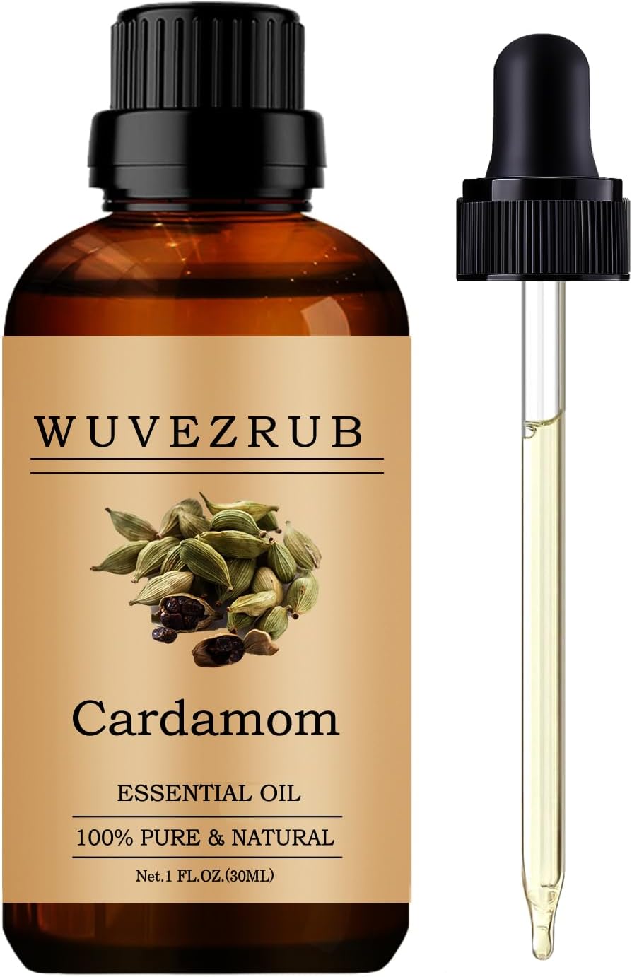 Cardamom Essential Oils, 30ML Pure and Natural Essential Oil for Aromatherapy Diffuser - Cardamom / 1 Fl Oz