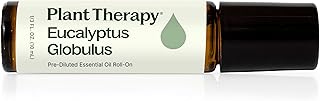 Plant Therapy Eucalyptus Pre-Diluted Essential Oil Roll-On 10mL (1/3 oz), 100% Pure, for Clear Breathing, Aromatherapy and Topical Use