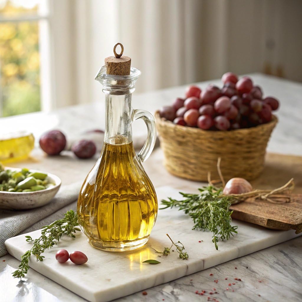 La Tourangelle, Expeller-Pressed Grapeseed Oil, High Heat Neutral Cooking Oil, Cast Iron Seasoning, Also Great for Skin, Hair, and DIY Beauty Recipes, 16.9 fl oz