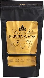 Harney & Sons Yellow & Blue Herbal Tea – Chamomile Lavender Sleep & Relaxation Blend, Caffeine Free Floral Herbal Tea with Cornflowers, 50 sachets