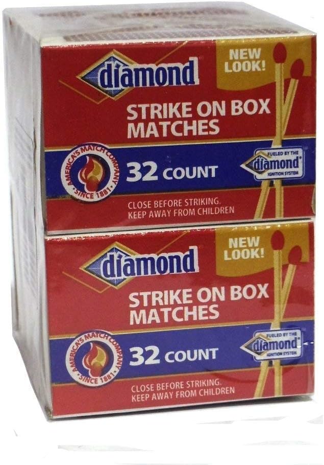 Diamond Strike on Box Matches 10 32 Count (320 Matches Total)