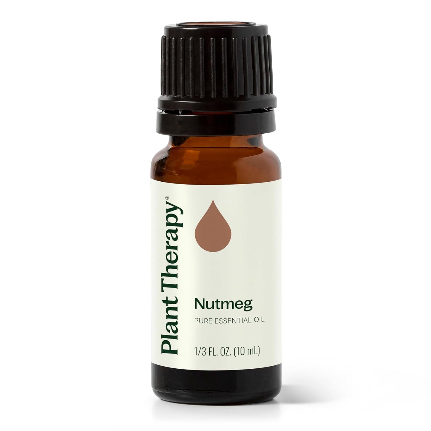 Plant Therapy Nutmeg Essential Oil 10 mL(1/3 oz) 100% Pure, Undiluted, Stimulating Aromatherapy for Digestive Relief and Joint Pain