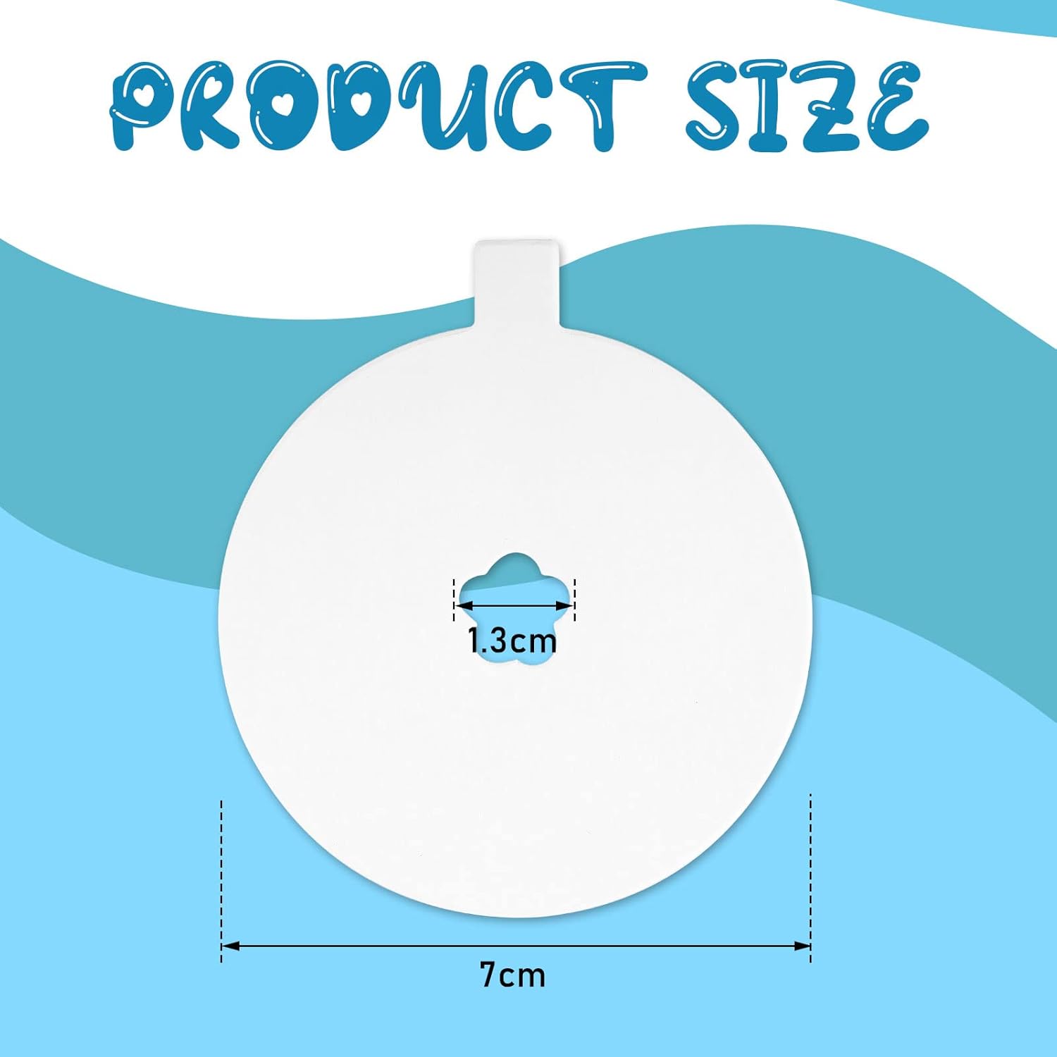 Chinco 100 Pieces Candle Dust Protectors Paper Candle Lids Drip Protectors Vigil Supplies for Craft Making Dust Protection, 2.75 Inch, White