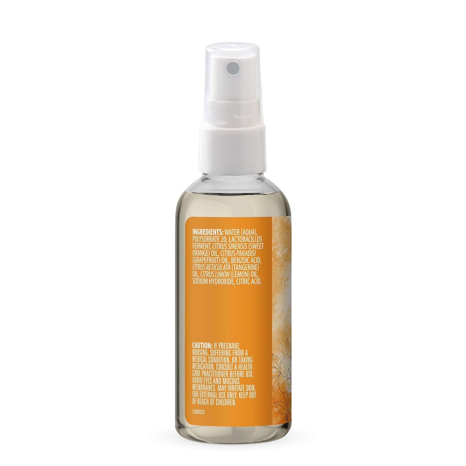Aura Cacia Aromatherapy Mist, Tangerine and Grapefruit - Uplifting Body and Room Spray with Pure Essential Oils | 4 Fl Oz (Pack of 1)