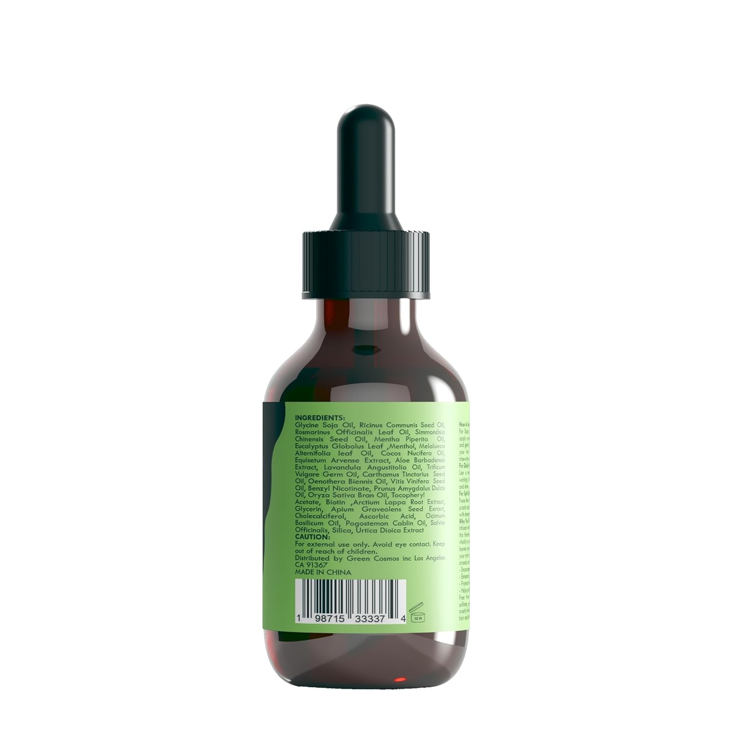 Rosemary Oil for Thinning Hair – Boosts Circulation, Relieves Itchy & Dry Scalp, Strengthens Hair & Eyebrow & Eyelash Health – Suitable for Men & Women, All Hair Types (60ml/2oz) (Pack of 1)