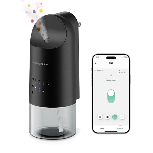 Airversa Smart Waterless Diffuser Plug in Wall for Essential Oils