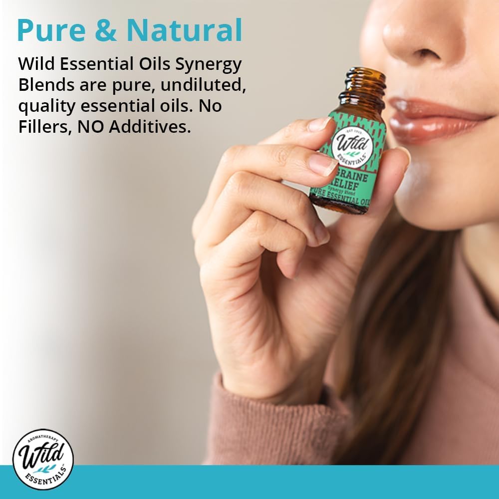 Wild Essentials 100% Pure Therapeutic Grade Zen Essential Oil Blend Combo for Aromatherapy Diffusers - 10ml - Calming, Meditative, Stress, Made in The USA