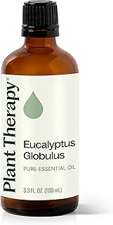 Plant Therapy Eucalyptus Globulus Essential Oil, 100 mL (3.3 oz), for Diffuser, Skin, Hair, Aromatherapy DIYs, and Clear Breathing, 100% Pure and Undiluted