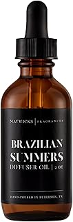 Mavwicks Diffuser Oil (Brazilian Summers) – 2oz Premium Essential Oil Blend for Aromatherapy Diffusers, Long-Lasting Luxury Home Fragrance for Living Room, Bedroom, Office, Bathroom & Hotel