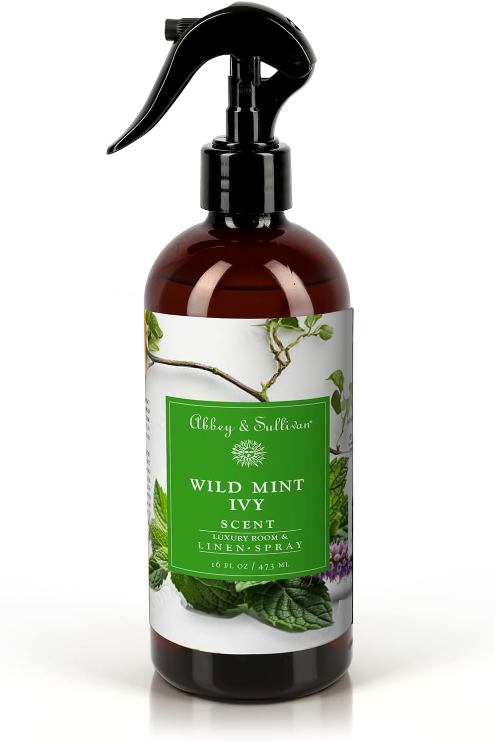 Abbey & Sullivan Linen Spray, Wild Mint Ivy, 16 oz