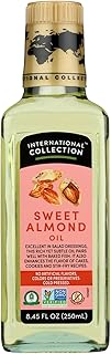 International Collection Sweet Almond Oil, 8.45 fl oz (Pack of 1) | Expertly Sourced, Quality Oils | NonGMO Project Certified, Gluten Free, Halal Approved