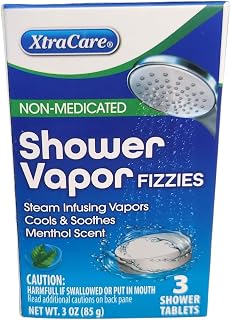 XtraCare Shower Vapor Fizzies 3 oz (3 Tablets)
