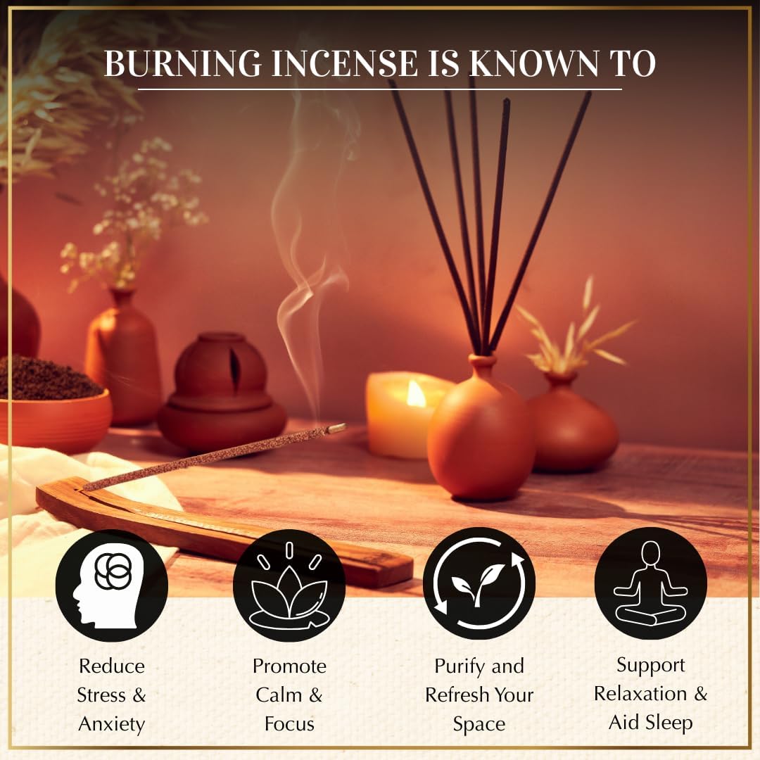 Arabian Oudh Incense Sticks by Dukhni – 90 Premium Agarwood Oud Sticks | 3 Assorted Oudh Fragrances | Organic & Charcoal Free Incense I Long-Lasting Fragrance for Home, Meditation & Relaxation
