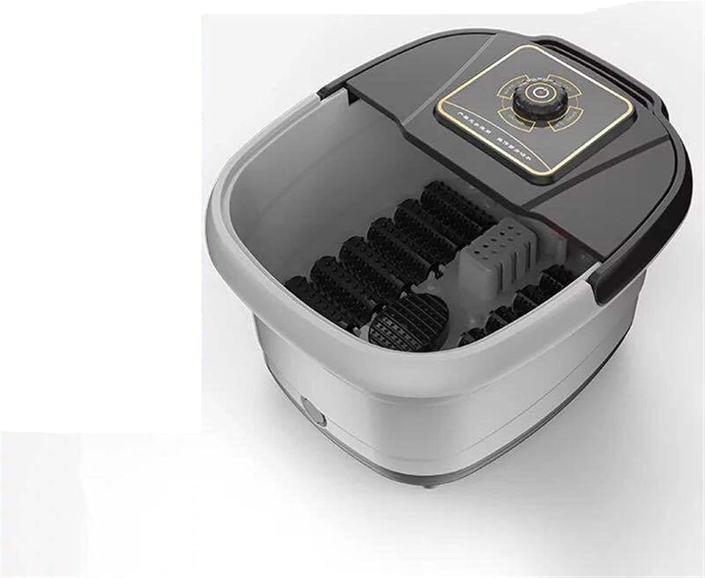 Foot Baths Electric Foot Spa Bath Massager Bub Rolling Vibration Heat Oxygen Bubbles Massage Heated Soak for Relax