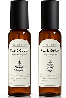 Fir & Cedar Room Spray, Concentrated Room Spray for Home Fragrance, Long Lasting Air Fresheners for Home, Bedding, Fabrics, Odor Eliminator, 8.12 fl oz