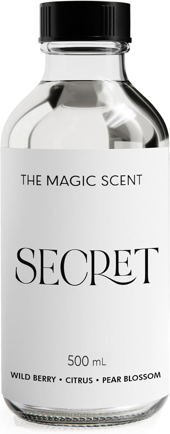 The Magic Scent Secret Diffuser Oil - Hotel & Home Luxury Scents - Diffuser Oil Scents for Home Designed for Use in All Diffusers - 16.9 fl oz, 500 mL