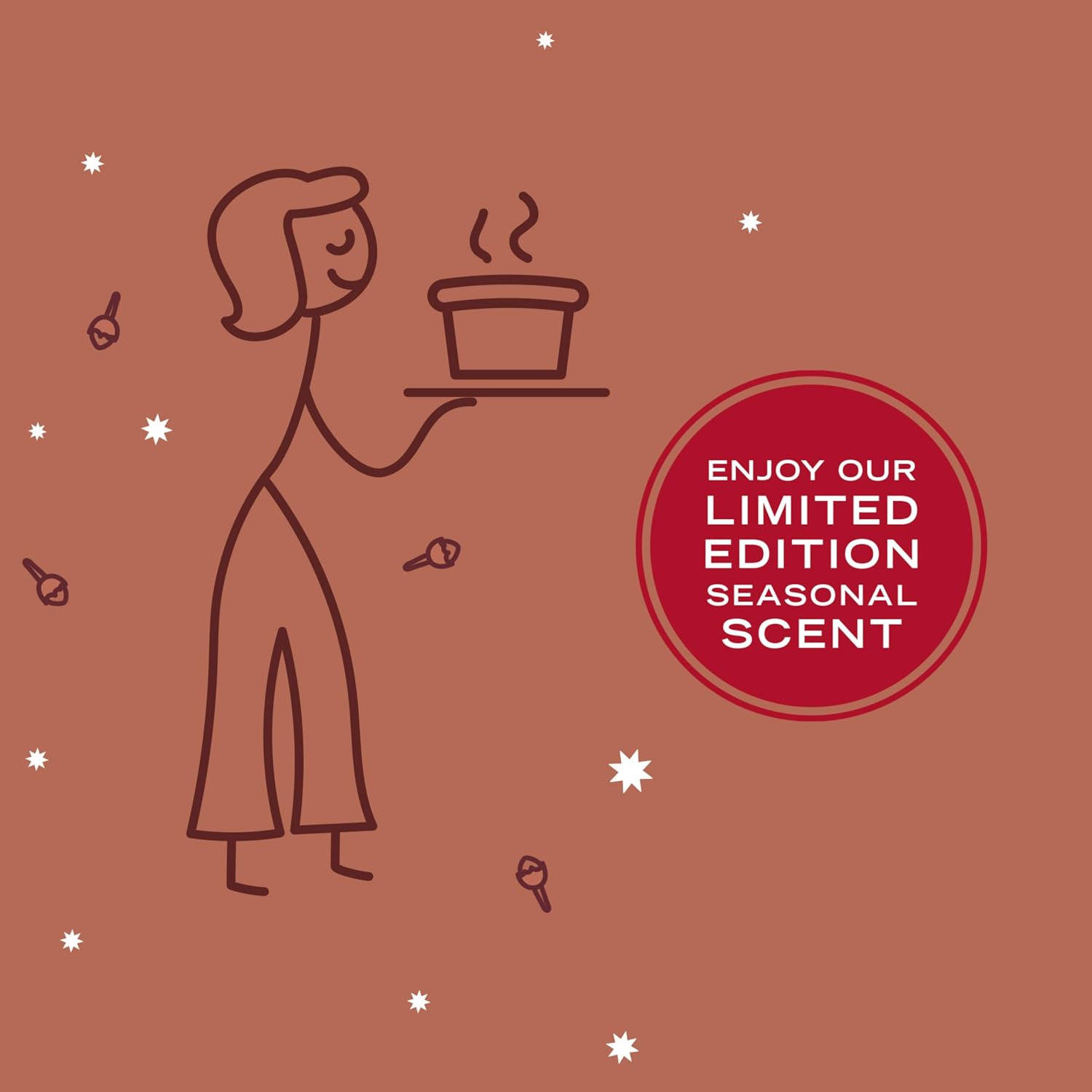 MRS. MEYER'S CLEAN DAY Scented Soy Candle, Tin Candle, Gingerbread Scent, 2.9 oz (Pack of 8)