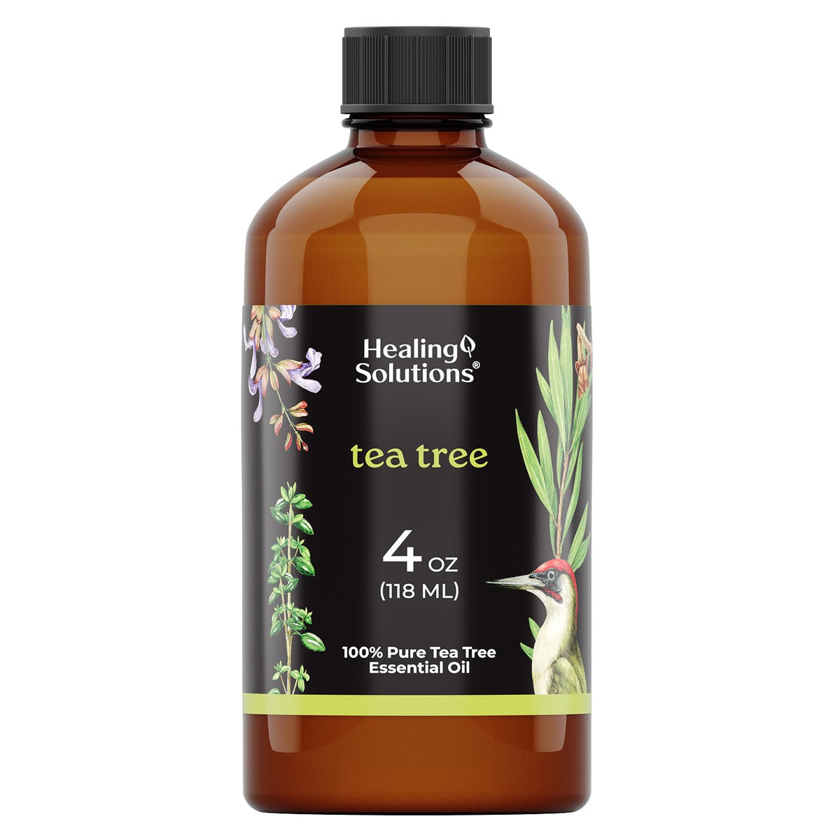 Healing Solutions Tea Tree Essential Oil - 4 Fluid Ounces