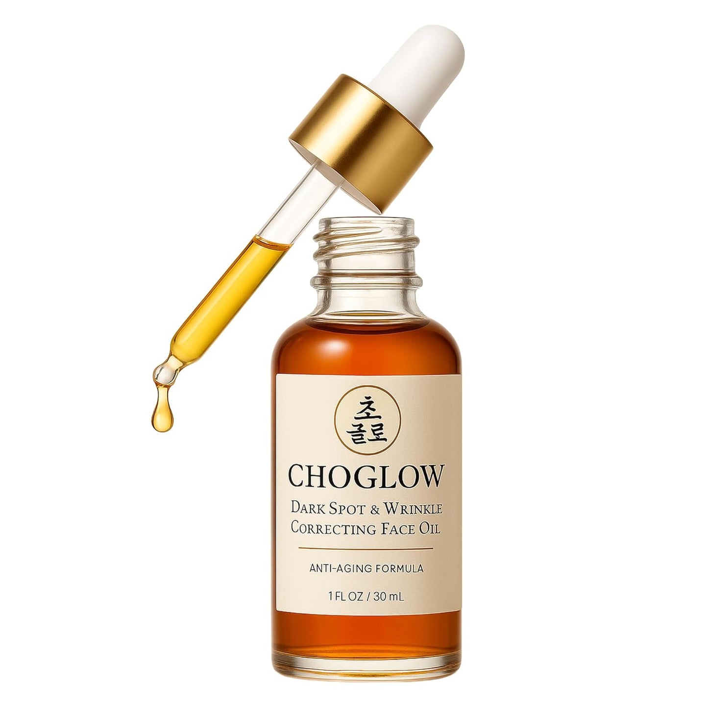 Glow Face Oil – Retinol Alternative for Dark Spots, Wrinkles & Pores – Jojoba, Moringa, Rosehip, Sea Buckthorn, Vitamin E – Anti-Aging Brightening Serum for Glowing Skin