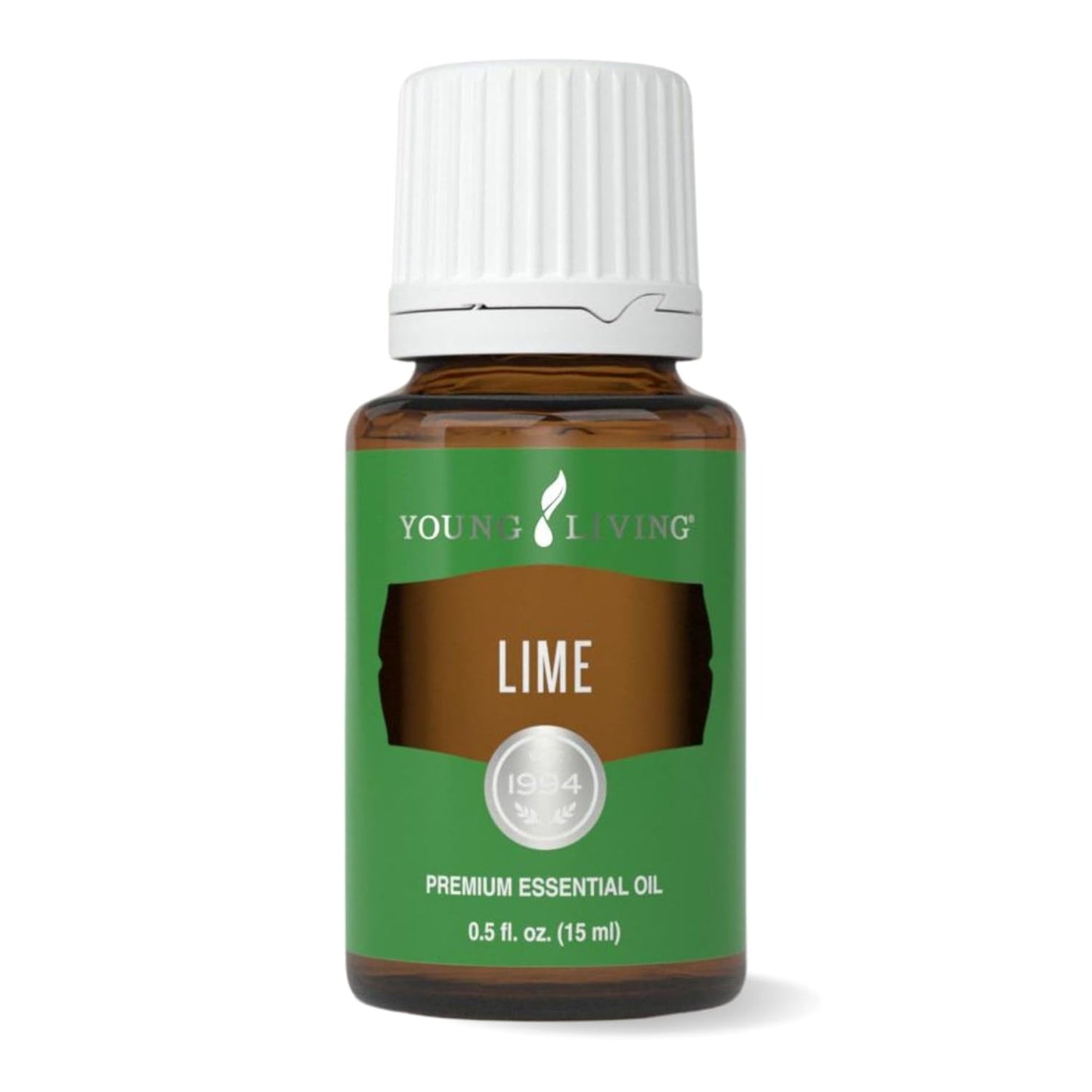 Young Living Lime Essential Oil 15 ml | Bright Citrus Aroma for Diffusers, Massage & Aromatherapy | Cold Pressed Lime Peel Botanical Oil | Fresh Zesty Fragrance | Seed to Seal Quality