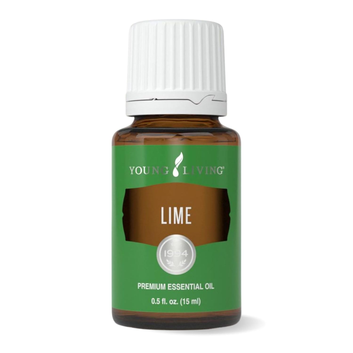 Young Living Lime Essential Oil 15 ml | Bright Citrus Aroma for Diffusers, Massage & Aromatherapy | Cold Pressed Lime Peel Botanical Oil | Fresh Zesty Fragrance | Seed to Seal Quality