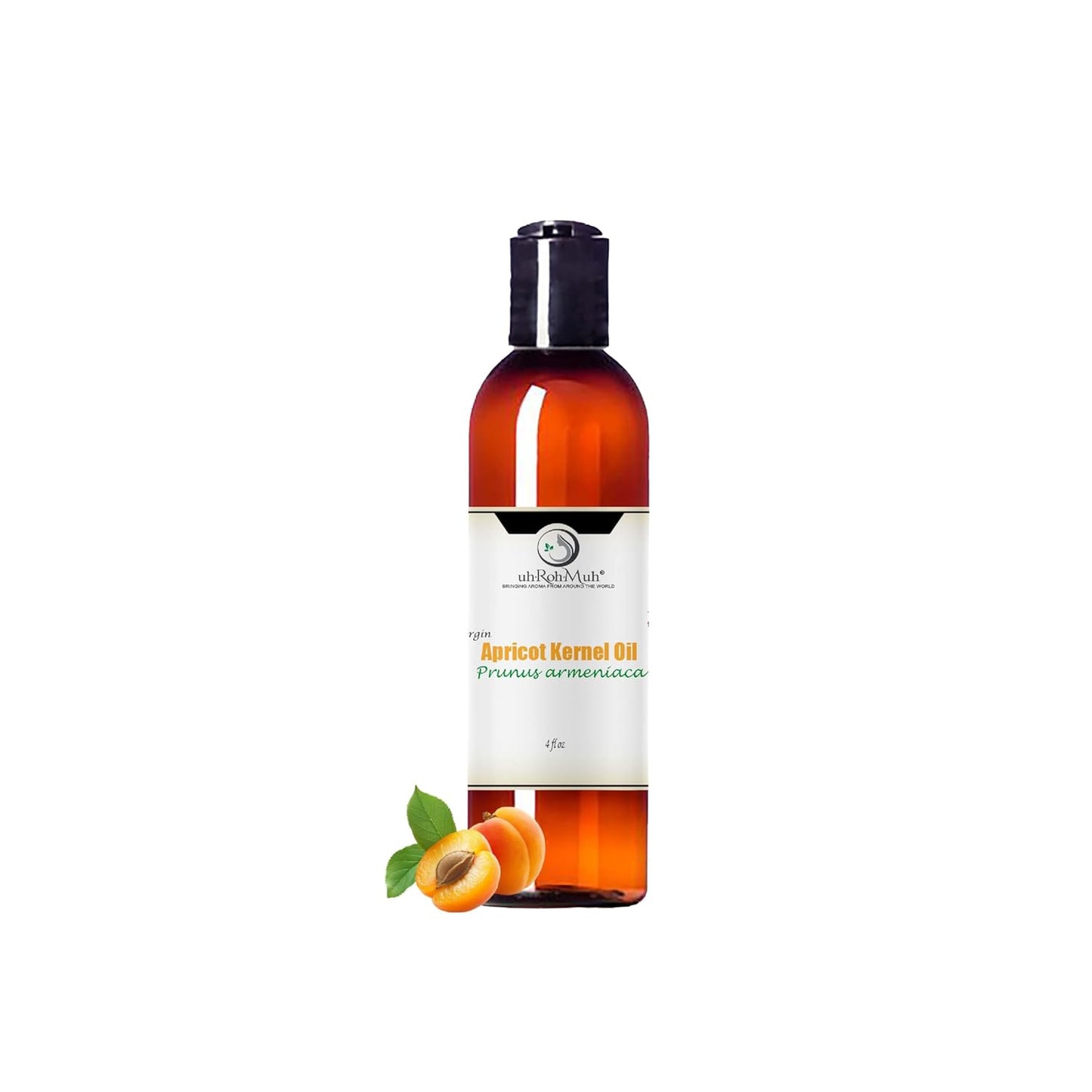 Apricot Kernel Organic Carrier Oil - Cold Pressed Prunus Armeniaca Oil Lightweight Natural Moisturizing Oil for Face Body Hair Care Massage Aromatherapy DIY Soap and Cosmetic Use - 4 Fl Oz - Turkey