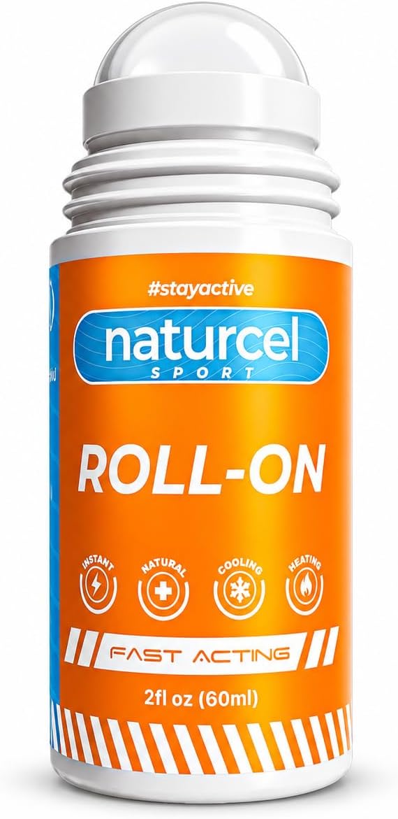 Roll-On, Topical Reliever for Aches and Pains of Muscles and Joints, Cooling, Fast Acting, Mess Free Massage Roller, Colorless (2 Fl Oz)