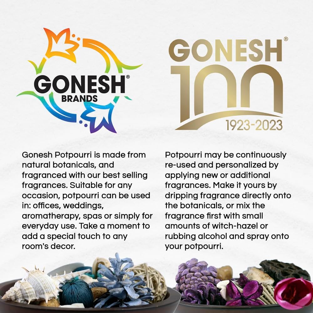 Gonesh - Potpourri - Home Decor - Natural Botanicals & Fresh Fragrances- Tulip - 12 oz. Acetate Gift Box