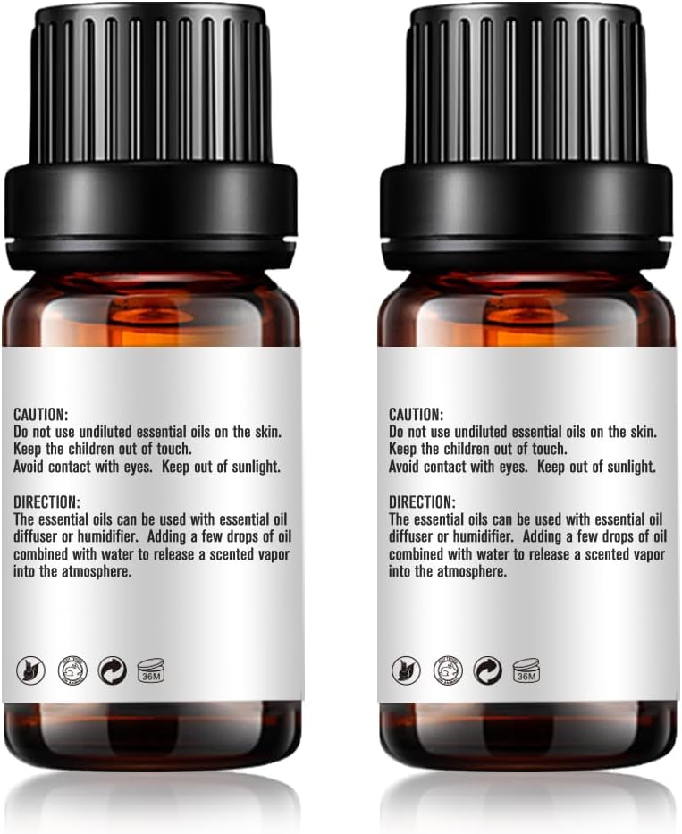 2-Pack Honeysuckle Essential Oil - 100% Pure Organic Natural Plant (Lonicera Japonica) Honeysuckle Oil for Diffuser, Aroma, Spa, Massage, Yoga, Perfume, 2x10ML