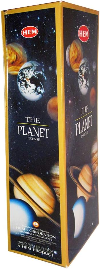 The Planet - Box of Six 20 Gram Tubes - HEM Incense