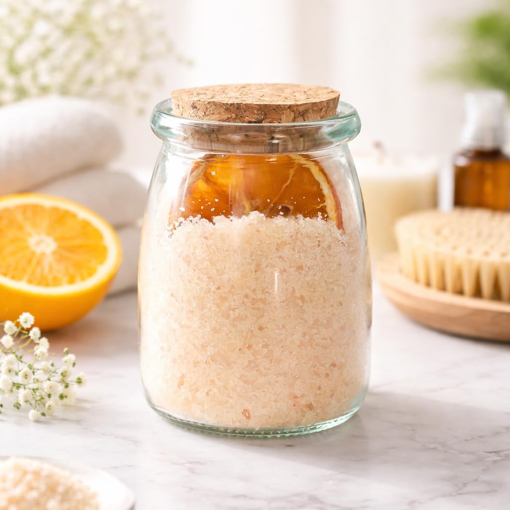 Cozy Bath Salt – Luxurious Blend with Dead Sea Epsom Himalayan Salt | Seasonal Cranberry Cinnamon Fragrance | Gift for Mom - 6 oz