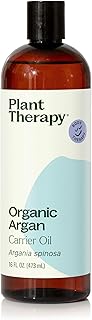 Plant Therapy Organic Argan Oil 16 oz Carrier for Skin and Hair Supports Moisturization Anti Aging and Nails Cold Pressed Pure USDA Certified