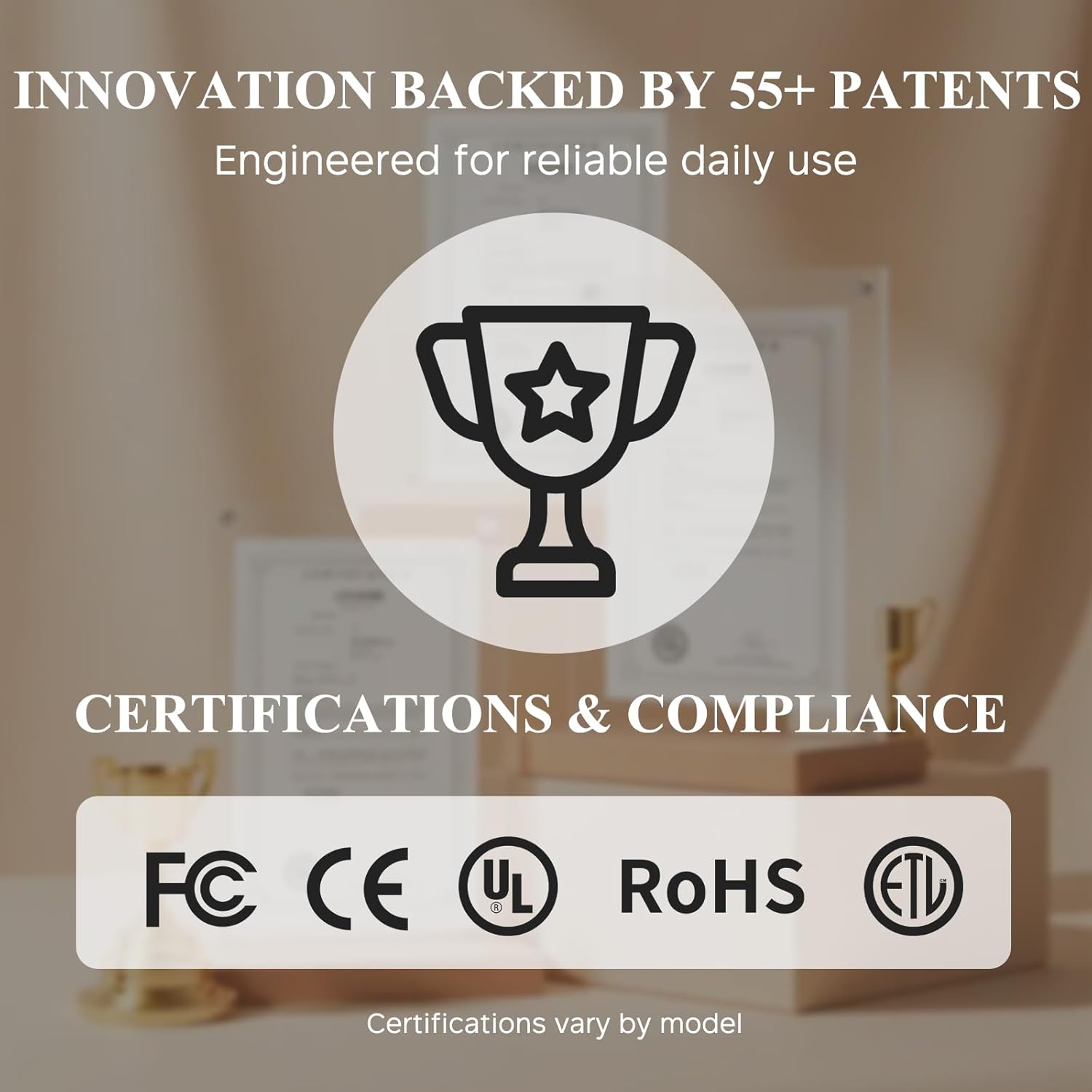 URPOWER 120ML Ceramic Essential Oil Diffuser, Ultrasonic Aromatherapy Diffuser with 7-Color Lights, Auto Shut-Off, Quiet Oil Diffuser for Bedroom, Home Office