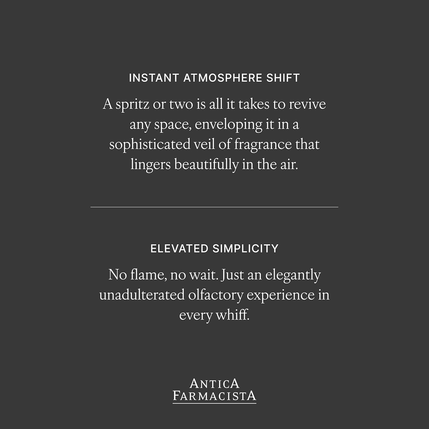 Antica Farmacista Room Spray - Elegant House Spray - Long-Lasting, Room Fragrance - Luxury Gift for Housewarming - Santorini, 3.4 fl oz
