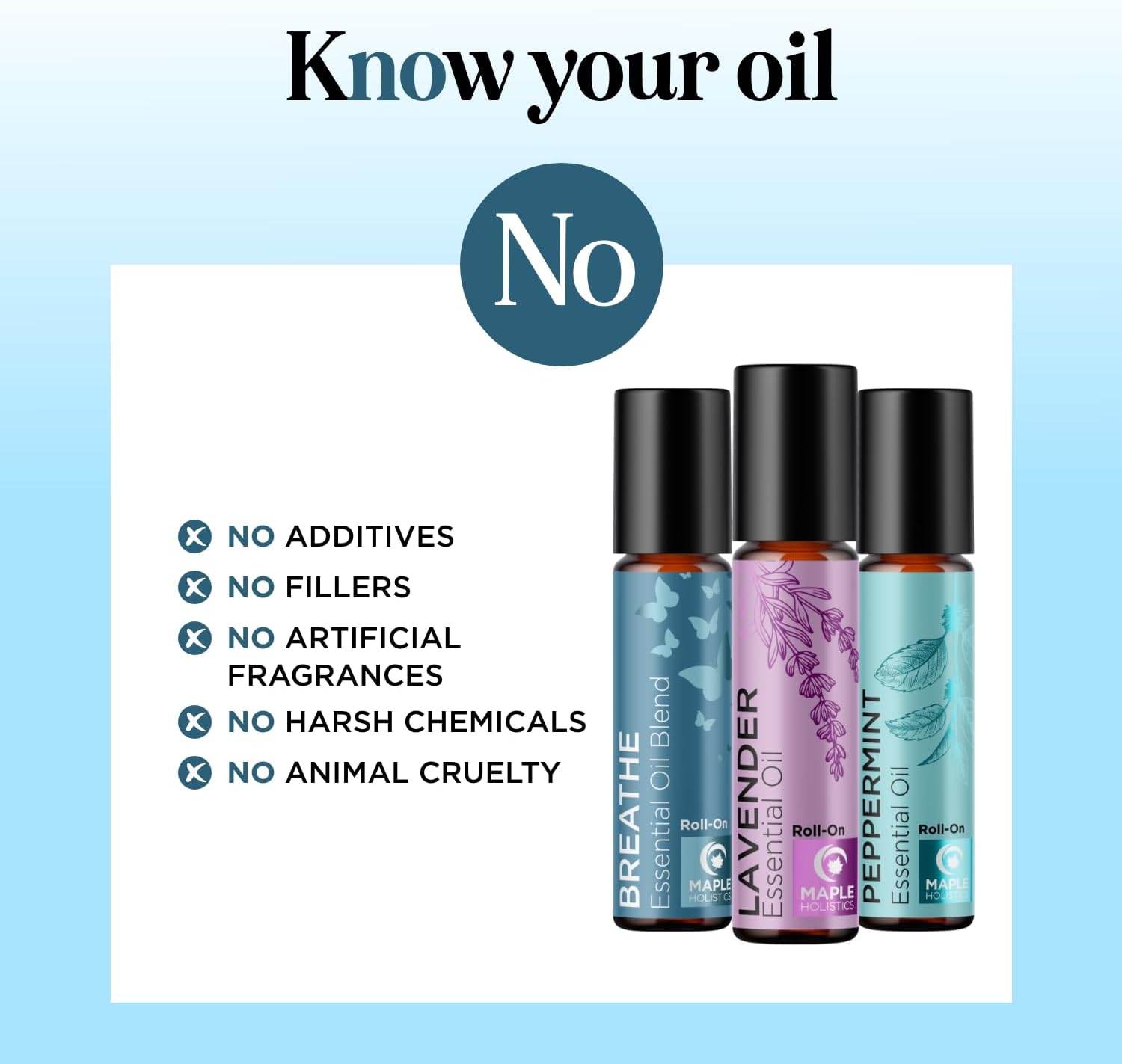 Headache Roll on Essential Oils - Aromatherapy Essential Oils Sets Variety Pack with Peppermint Clarify and Breathe Essential Oil Roll Ons - Fun & Cute Wellness Gift for Young Women Teens & Girls