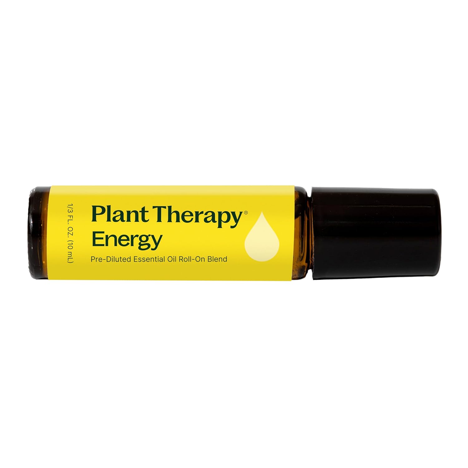 Plant Therapy Energy Essential Oil Blend 10 mL (1/3 oz) Refreshing, Energizing Blend 100% Pure, Pre-Diluted Roll-On, Natural Aromatherapy