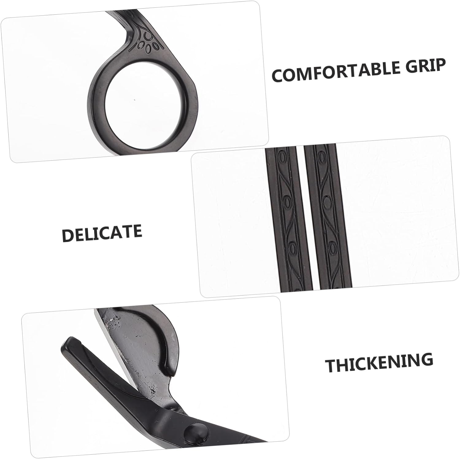 SOLUSTRE Candle Wick Trimmer Snuffer Set 3pcs Stainless Steel Easy Wick Cutters for Decor