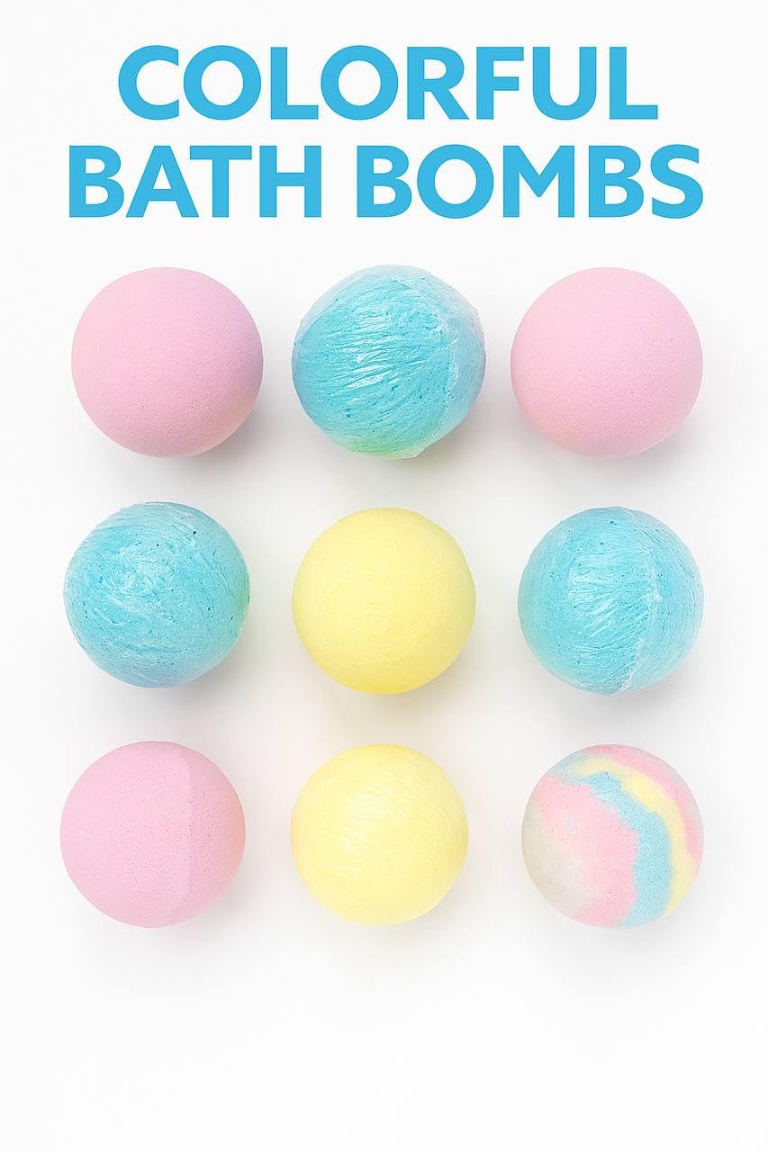 Handmade Soap Gift Set – 5 Natural Soaps Bars, Bath Bomb, Massage Bar Soap – Natural Relaxing Self Care Gift