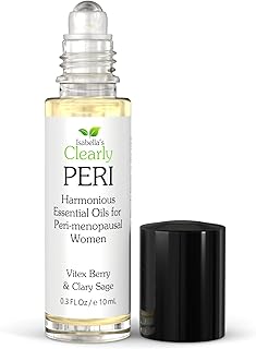PERI Essential Oil Roll-On for Women | Natural Aromatherapy Blend for Balance, Mood, Drive and Energy with Vitex Berry, Clary Sage, Geranium, Neroli, Orange, and Jojoba