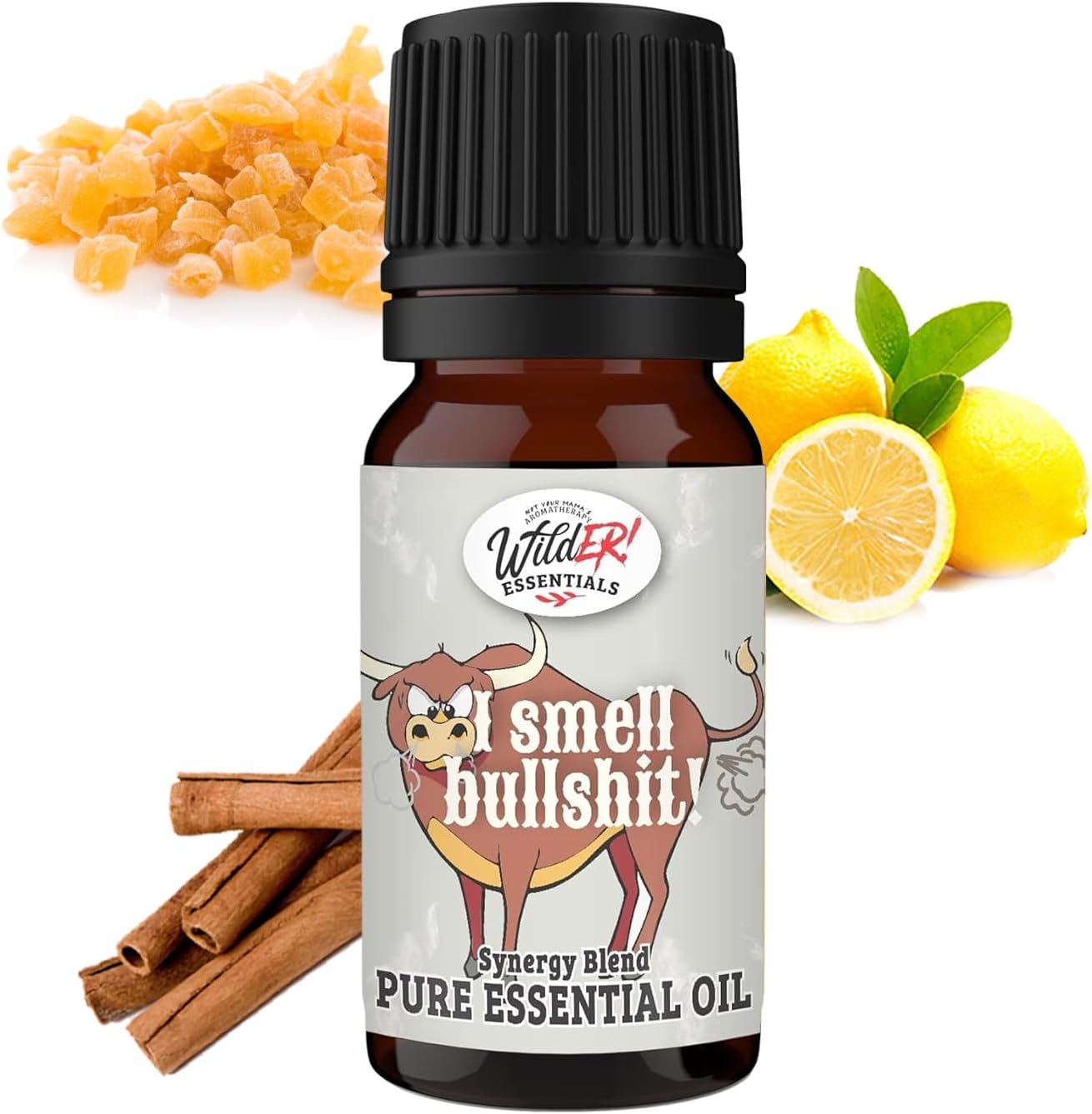 Wild Essentials Smell Bull Essential Oil Blend, Mental Clarity Focus Aromatherapy Oil for Diffusers, 100% Pure, Crafted in USA