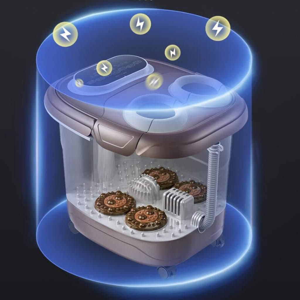 Foot Tub Automatic Footbath Electric Massage Fumigation Heating Bath Soaking Feet Deep Barrel