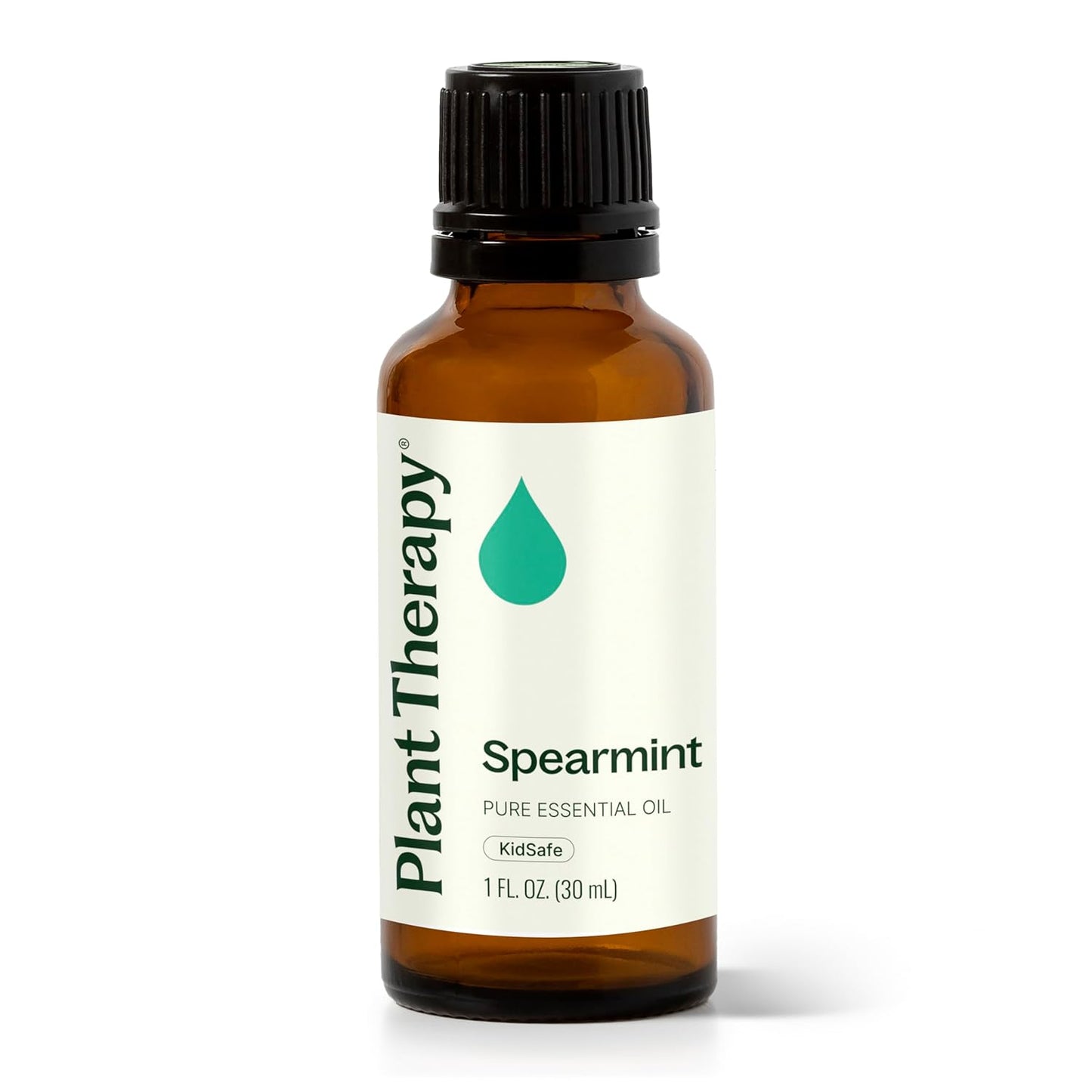 Plant Therapy Spearmint Essential Oil 30 mL (1 oz) 100% Pure, Undiluted, Digestive Health, Fresh Scent, Tension Relief