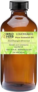 Wild Herb Lemongrass Pure Essential Oil (2 OZ)