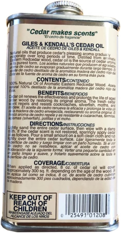 Cedar Oil 8 OZ CAN (A)