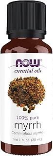 NOW Essential Oils, Myrrh Oil Blend, Meditative Aromatherapy Scent, Steam Distilled, 100% Pure, Vegan, Child Resistant Cap, 1-Ounce