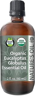 Best Eucalyptus Essential Oil Pure Certified Organic Therapeutic Grade 60ml