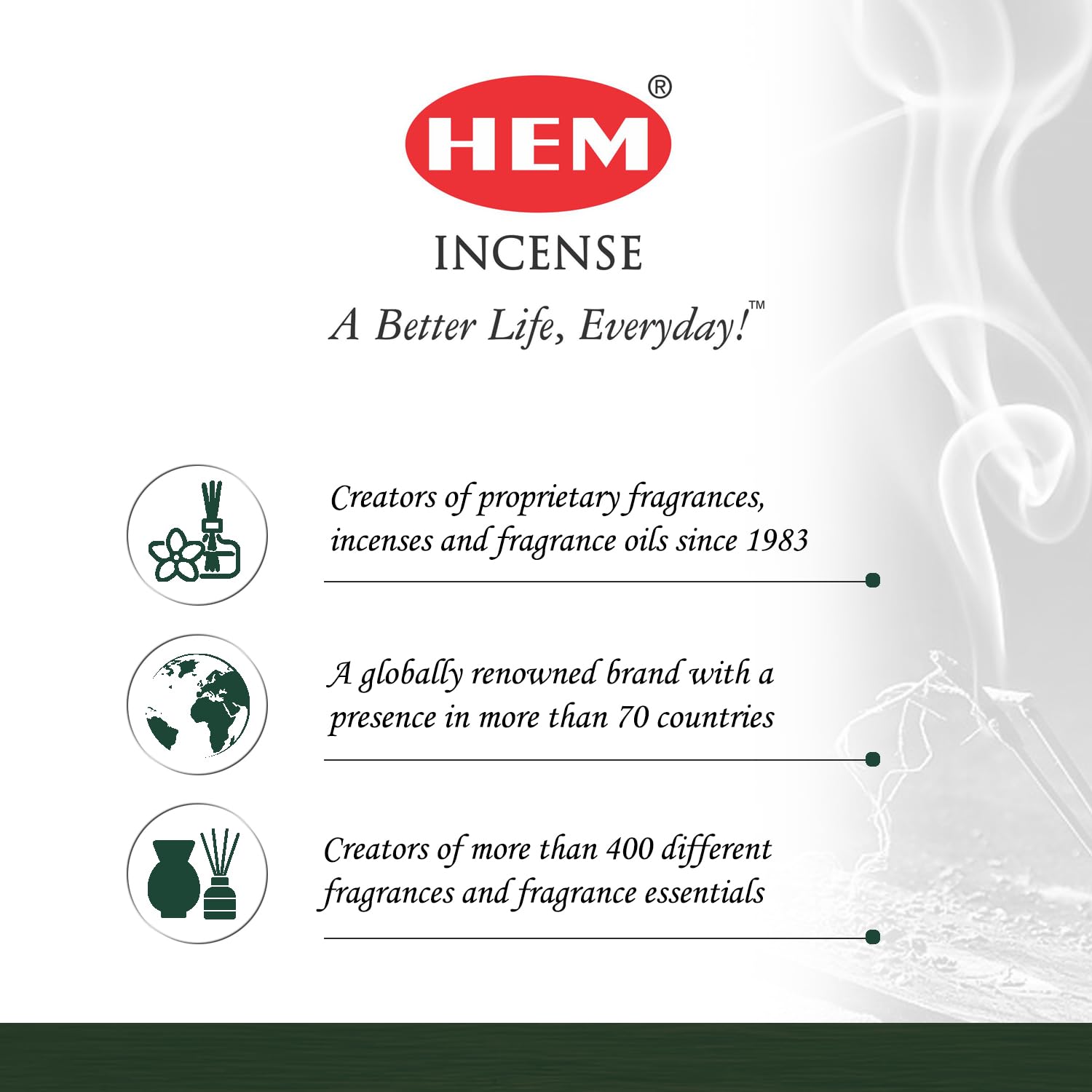 Hem First Rain Incense Sticks (120 Sticks, 6 Boxes Inside) - 9 Inches Long, 20g per Box - Perfect for Meditation, Creating A Serene Ambiance and Revitalizing Your Surroundings.