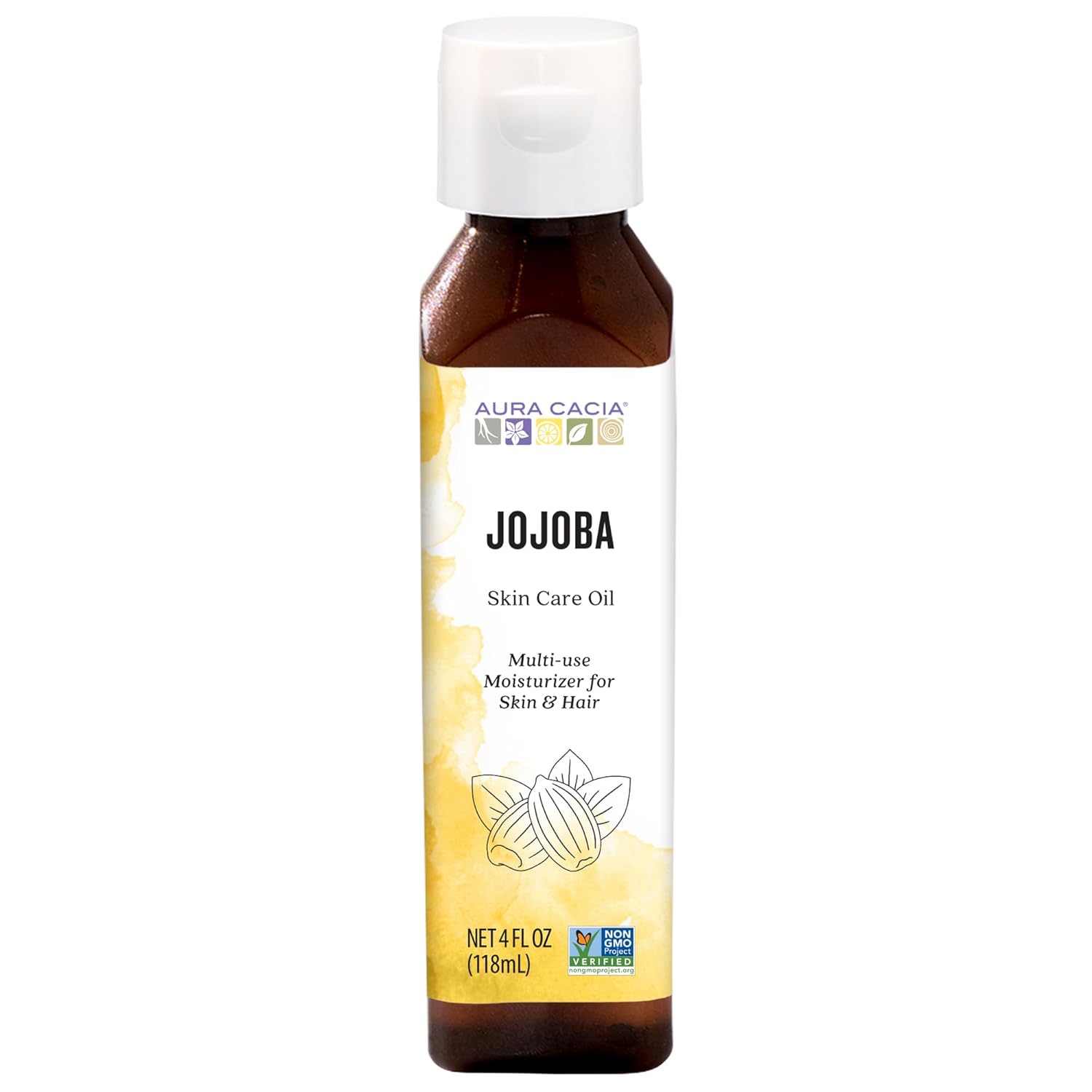 Aura Cacia Natural Skin Care Oil, Balancing Jojoba, 4 Fluid Ounce