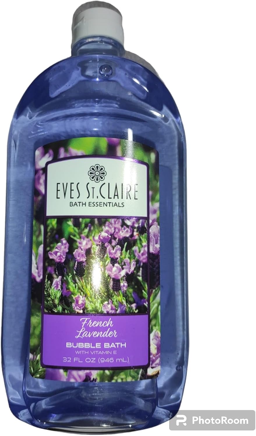 Generic Lavender Bubble Bath with Vitamin E, 32 fl oz Eves St. Claire, Blue