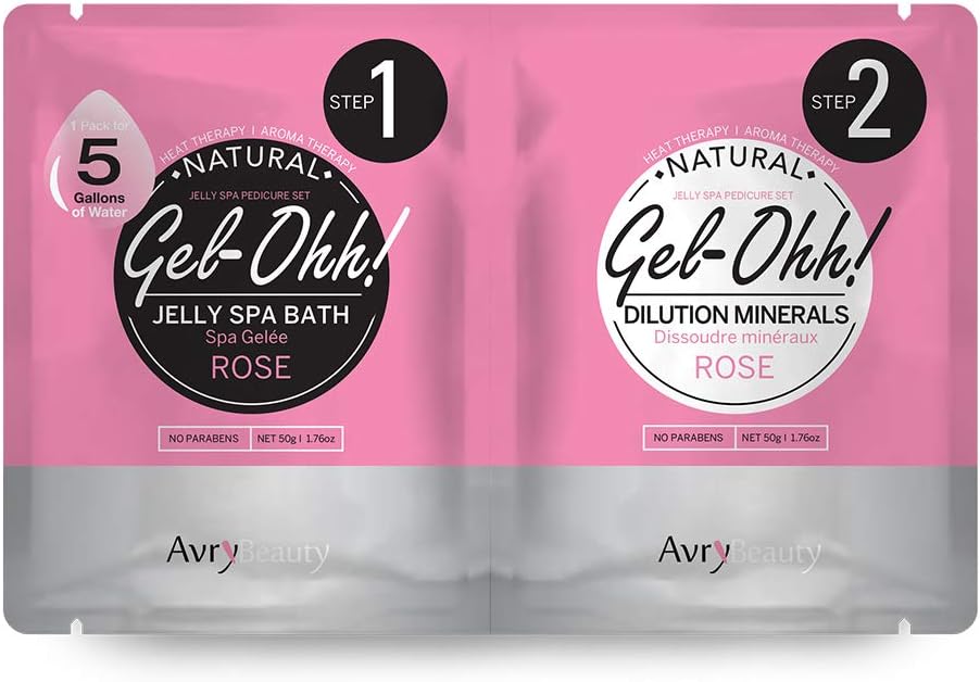 AvryBeauty Gel-Ohh Jelly Spa - Rose, 1 ct.